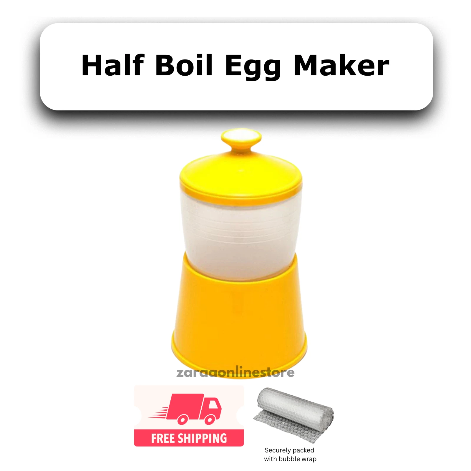 Half Boiled Egg Maker/ Traditional Egg Cooker Boiler Container up to 4 Eggs
Opens in a new window or