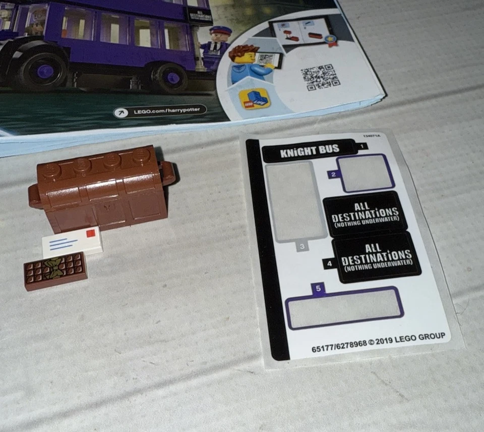 LEGO 75957 Wizarding World Of Harry Potter The Knight Bus See Photos Incomplete - Image 3 of 4