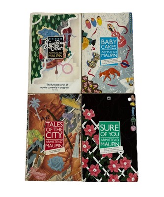 Armistead Maupin book bundle x4 PB More Tales of City, Babycakes, Sure of You +