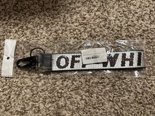 Off White Industrial Keychain Silver