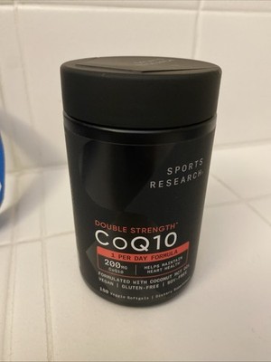 Sports Research CoQ10 200mg 150 Count EXP 11/2028