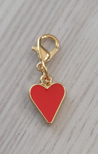 Hearts  Charm  Zipper Decoration  Lobster Claw Clasp  Keychain