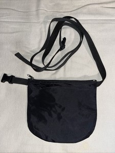 Black Nylon NEW Fanny Pack Hip Tote Bag Black Nylon Belt Strap Wallet Phone