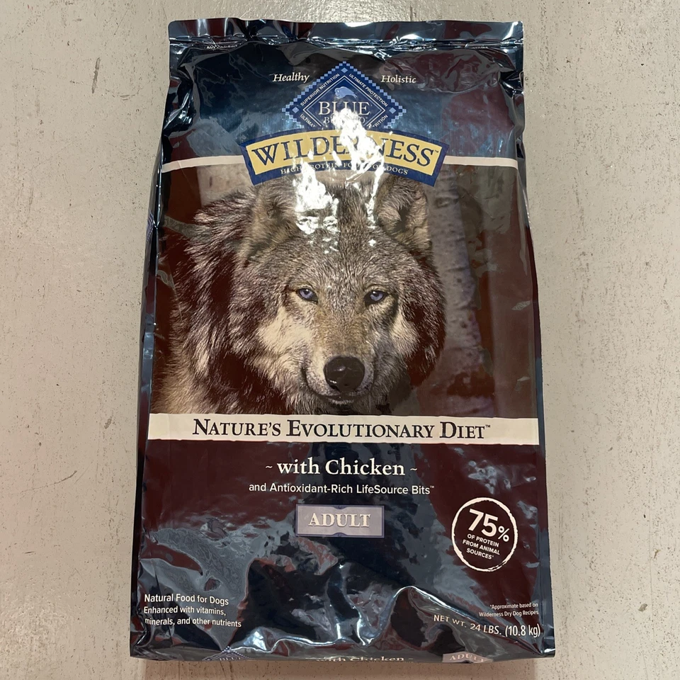 New ListingBlue Buffalo Wilderness Chicken High Protein Natural Dog Food 24 lb