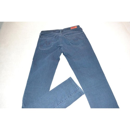 Pantalones de mezclilla 40604 Adriano Goldschmied súper ajustados azules talla 26 X 30 para mujer - Imagen 9 de 9