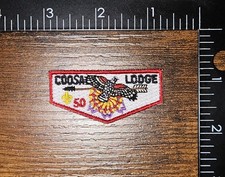 Coosa Lodge 50 Order of the Arrow WWW OA Mini Flap