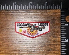 Coosa Lodge 50 Order of the Arrow WWW OA Mini Flap