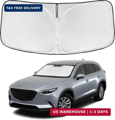 for Mazda CX-9 2016-2025 2026 Windshield Sun Shade - 4 Layers Car Sunshades for