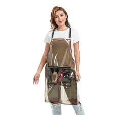 Barber Hair Stylist Apron For Beauty Salon Waterproof with Adjustable Chains ...