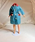 Vintage 60s Susi Estrela painted eyes Brazil rare raincoat dress Tammy Sindy