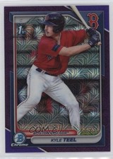 2024 Bowman Chrome Prospects Mega Box Purple Mojo Refractor /250 Kyle Teel 00mp