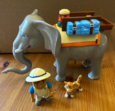 Fisher Price Go Diego Go-Cousin of Dora the Explorer-Rescue Elephant