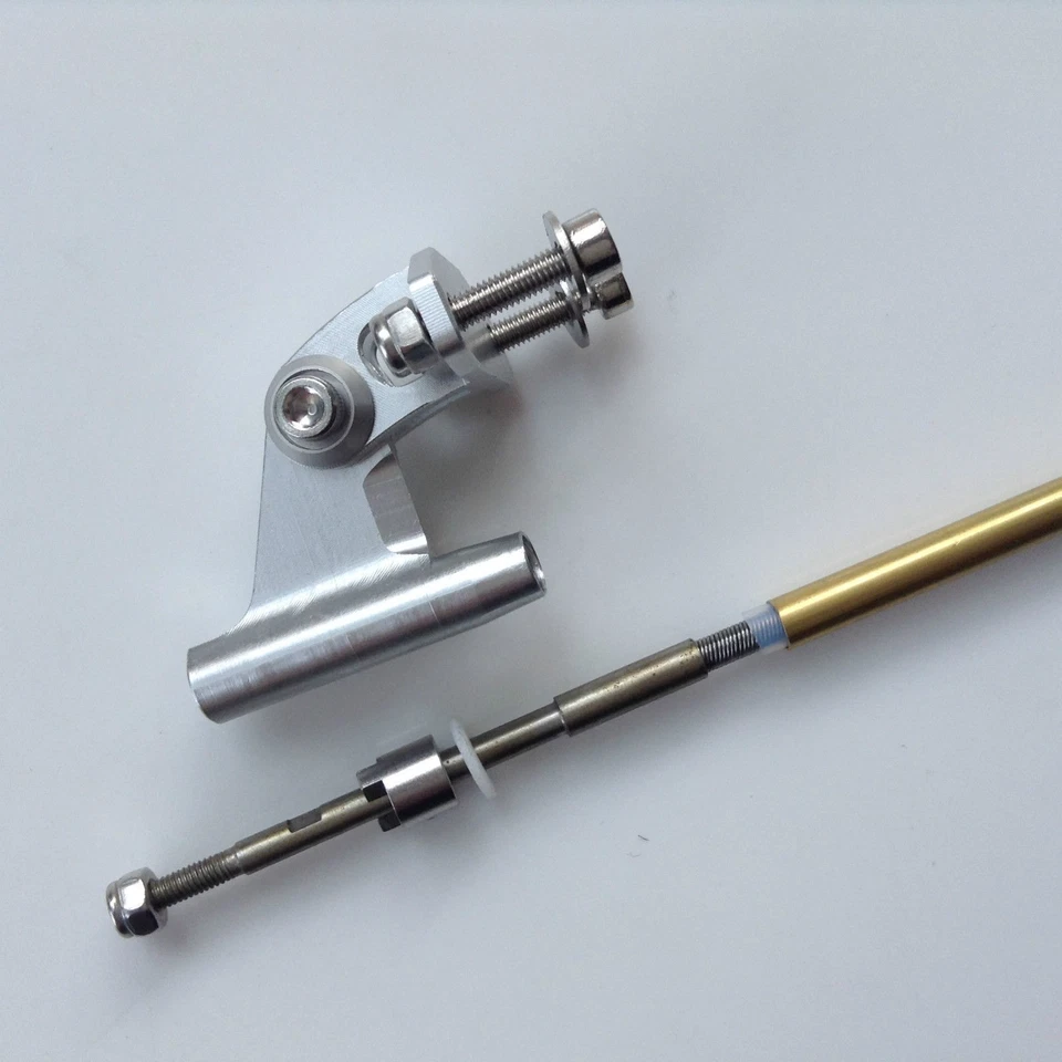 1xRC#1452 75mm Rudder Strut 3.18mm 1/8" Shaft Set for Nitro Electric for RC Boat - Image 4 of 4