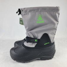 Kamik Waterbug 5 Kids Youth 6 Gray Waterproof Insulated Winter Snow Boots -40F