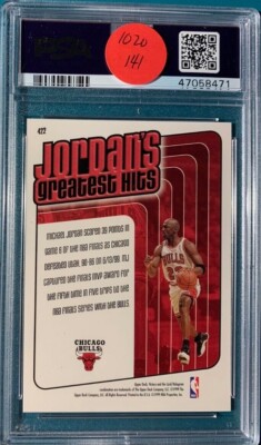 1999 Upper Deck Victory Basketball #422 Michael Jordan PSA 10 | eBay