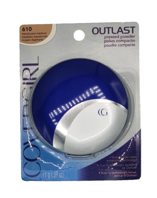 NEW CoverGirl OUTLAST Pressed Face Powder - 610 Translucent MEDIUM