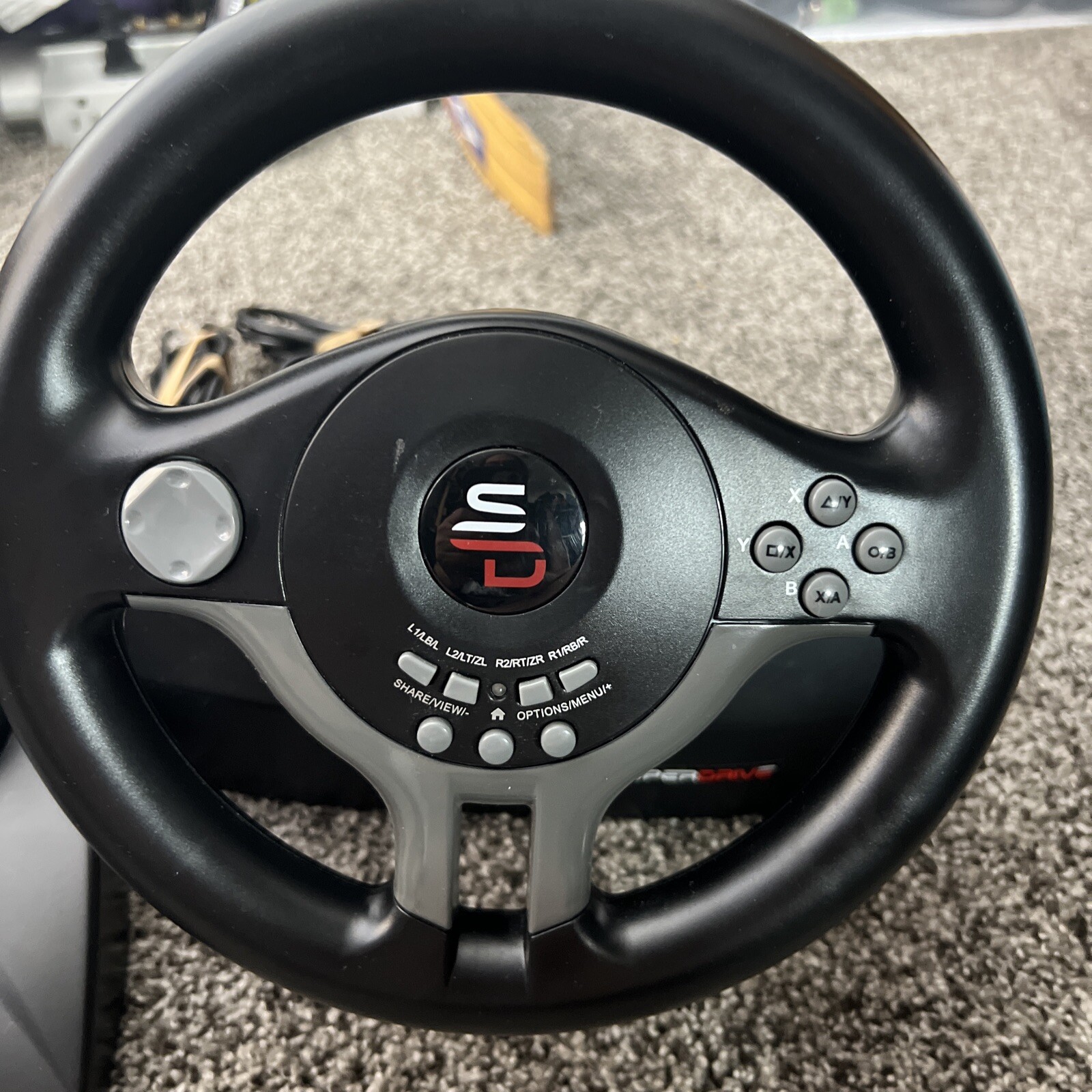 Racing Wheel Superdrive SV200 Wheel With Pedals And Gearshift Paddles
