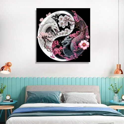 Diamond Painting Kits for Adults. Dragon Diamond Art Full Drill Round Gem Art... - Picture 6 of 7