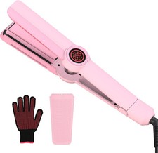 Pro Ceramic Hair Straightener Flat Iron 1  Ionic Salon Styling Tool