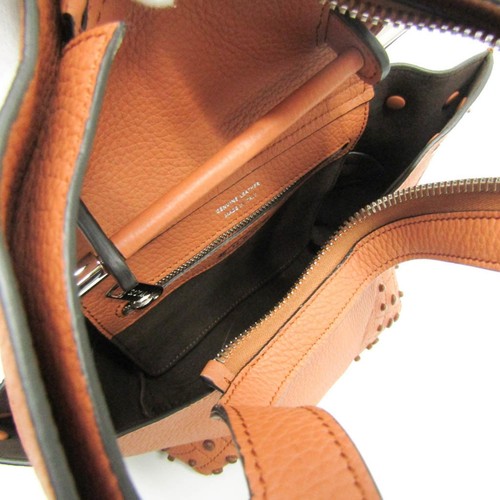 TOD'S Welle Kamel Leder Rucksack Authentisch - Bild 4 von 10