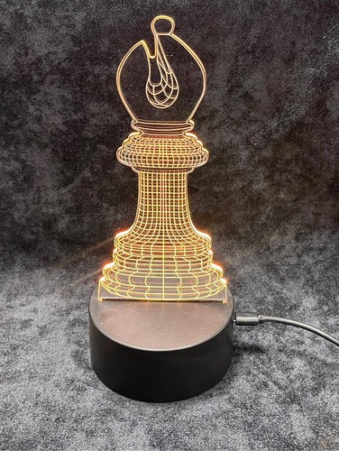 Chess Night Light The Bishop - Picture 2 of 2