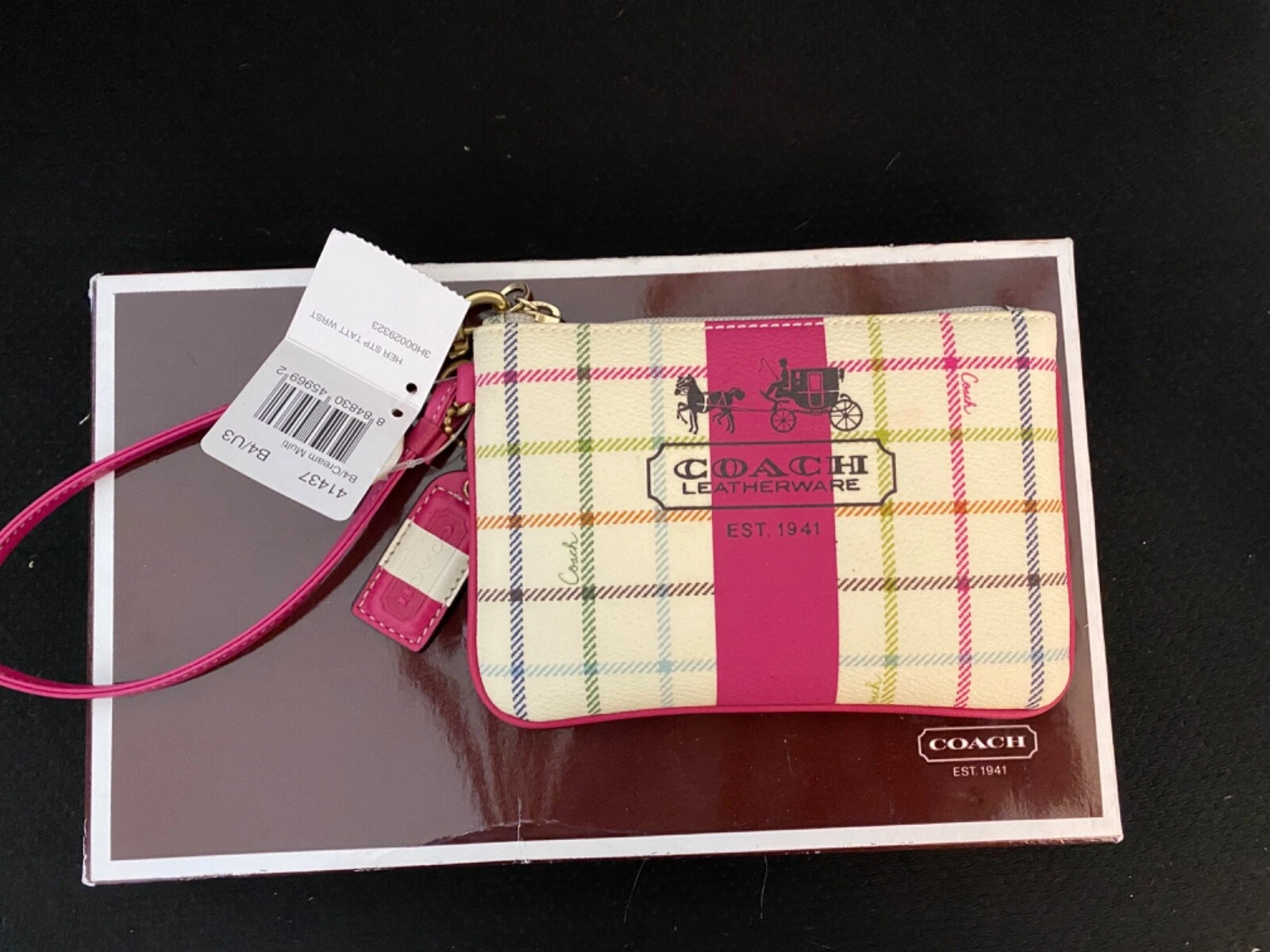 Bracciale Coach Tattersall a quadri