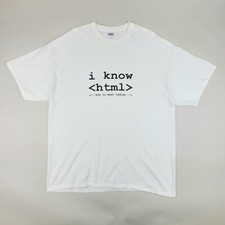 Camiseta De Colección I Know HTML