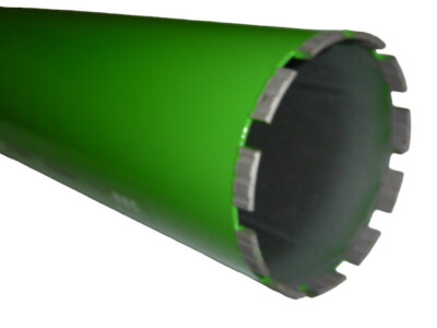 127MM DIAMETER EIBENSTOCK DIAMOND CORE DRILL BIT, 400MM LONG UNC 1-1/4''