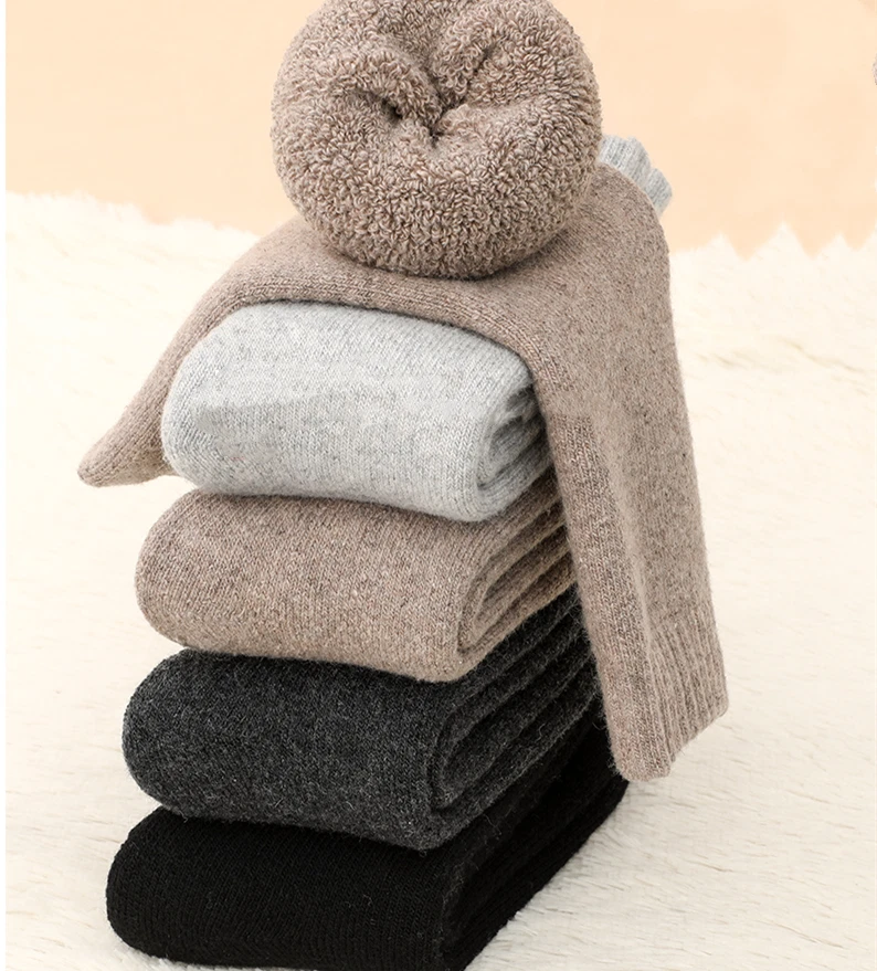 5 Pairs Men Wool Crew Dress Thick Thermal Gentleman Solid Boots Warm Socks 7-11
Opens in a new windo
