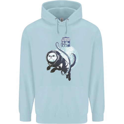 Space Astronaut Cat Funny Childrens Kids Hoodie - Picture 43 of 88