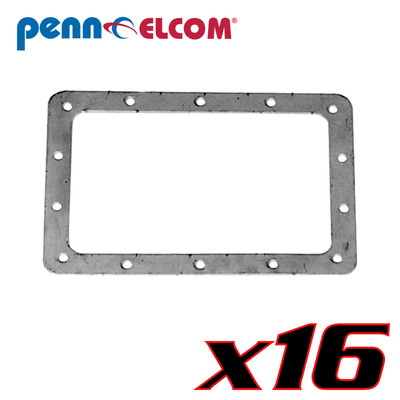 16 Pack Penn-Elcom H1065/BP Optional Steel Backplate For H7165 Recessed Handles