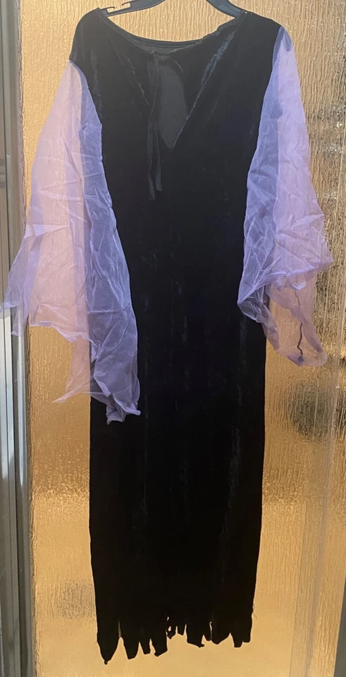 Disfraz de bruja araña púrpura totalmente ghoul niños Halloween talla única para la mayoría Foto 3 de 4