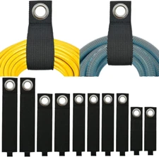 Heavy-Duty Storage Straps (Assorted 10 Pack) - Extension Cord Storage, Organizer