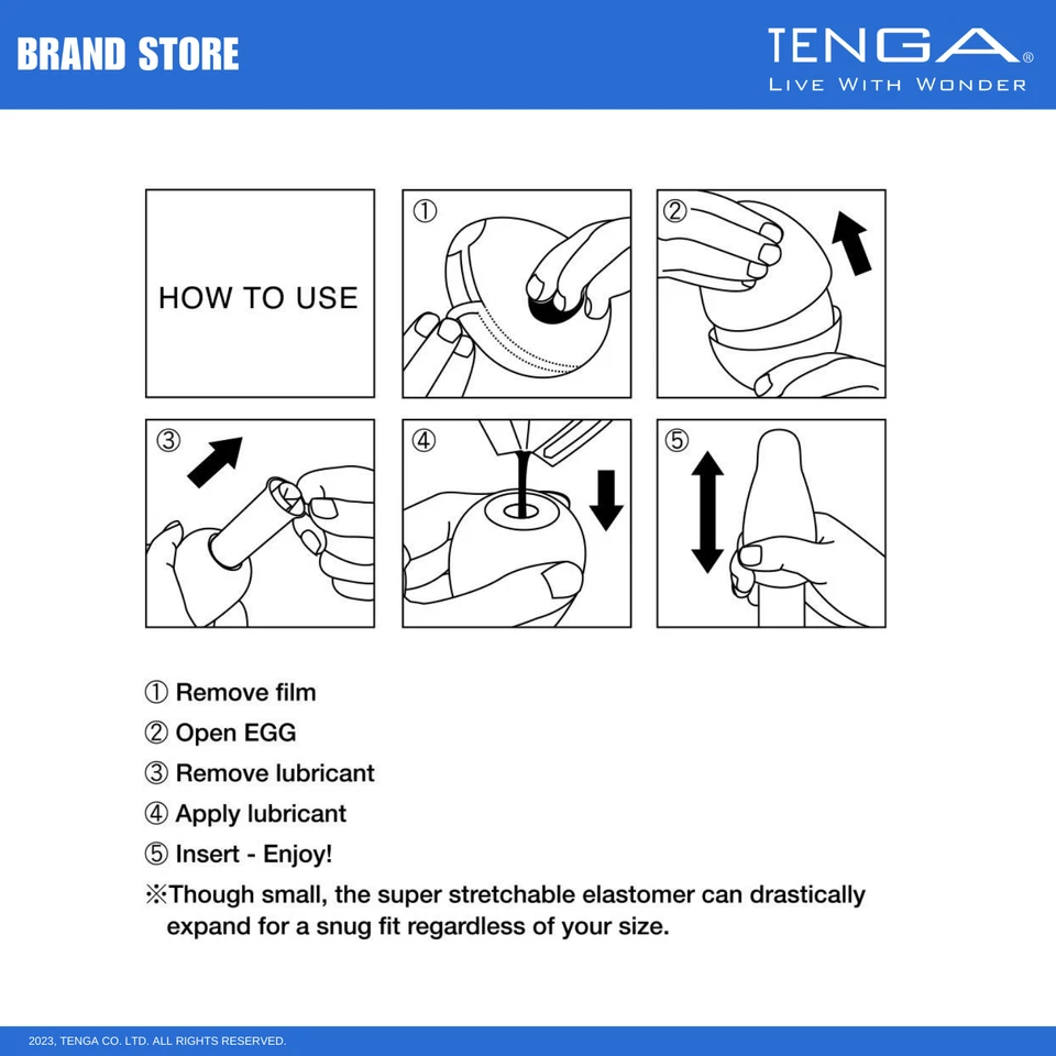 TENGA EGG Variety Disposable Male Masturbator/Stroker 6pc Set NIB NWT - Image 2 of 3