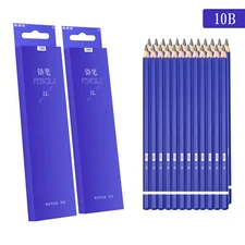 XDT Art Supplies 10B Pencil 24 PCS Set Sketch Art Drawing Graphite