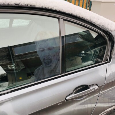 Zombie  Halloween   Tuning Sticker   Monster Auto Aufkleber   Grusel Geist  
