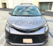 For Sienna 2021-23 Abs Carbon Fiber Looks Front Grille Car Logo Frame Cover Trim For Sienna 2021-23 Abs Carbon Fiber Looks Front Grille Car Logo Frame Cover Trim