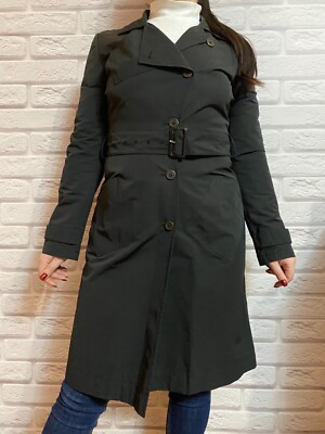 Women's black trench coat from prada