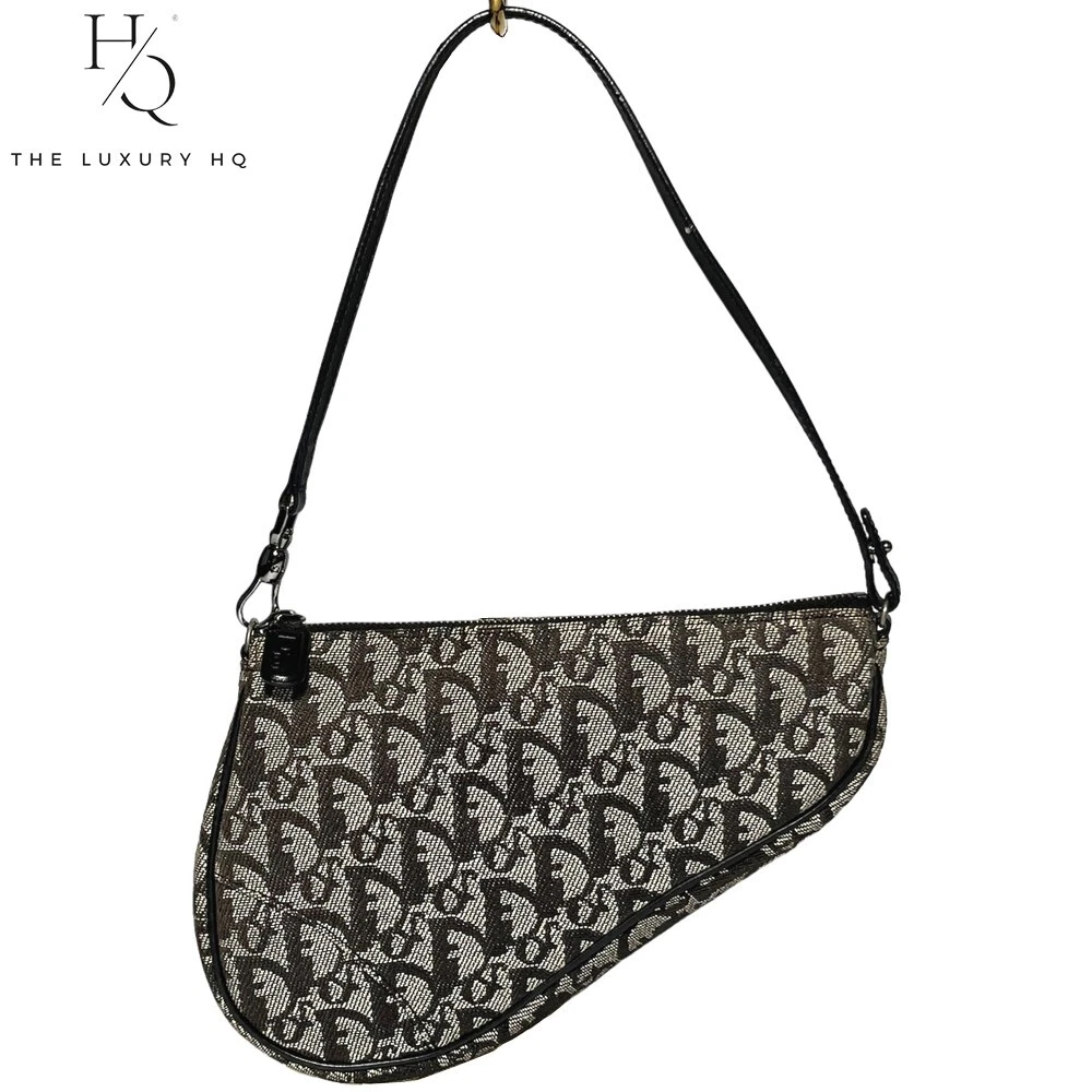 Authentique sac bandoulière femme DIOR Christian Dior pochette selle occasion [LHQ94]
