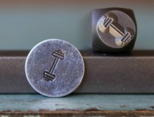 SUPPLY GUY 6mm Barbell Metal Punch Design Stamp SGCH-80