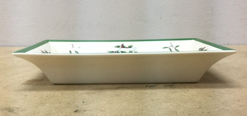 Spode Christmas Tree RECTANGULAR TRAY DISH 8 5/8" England Free Shipping - Picture 3 of 8