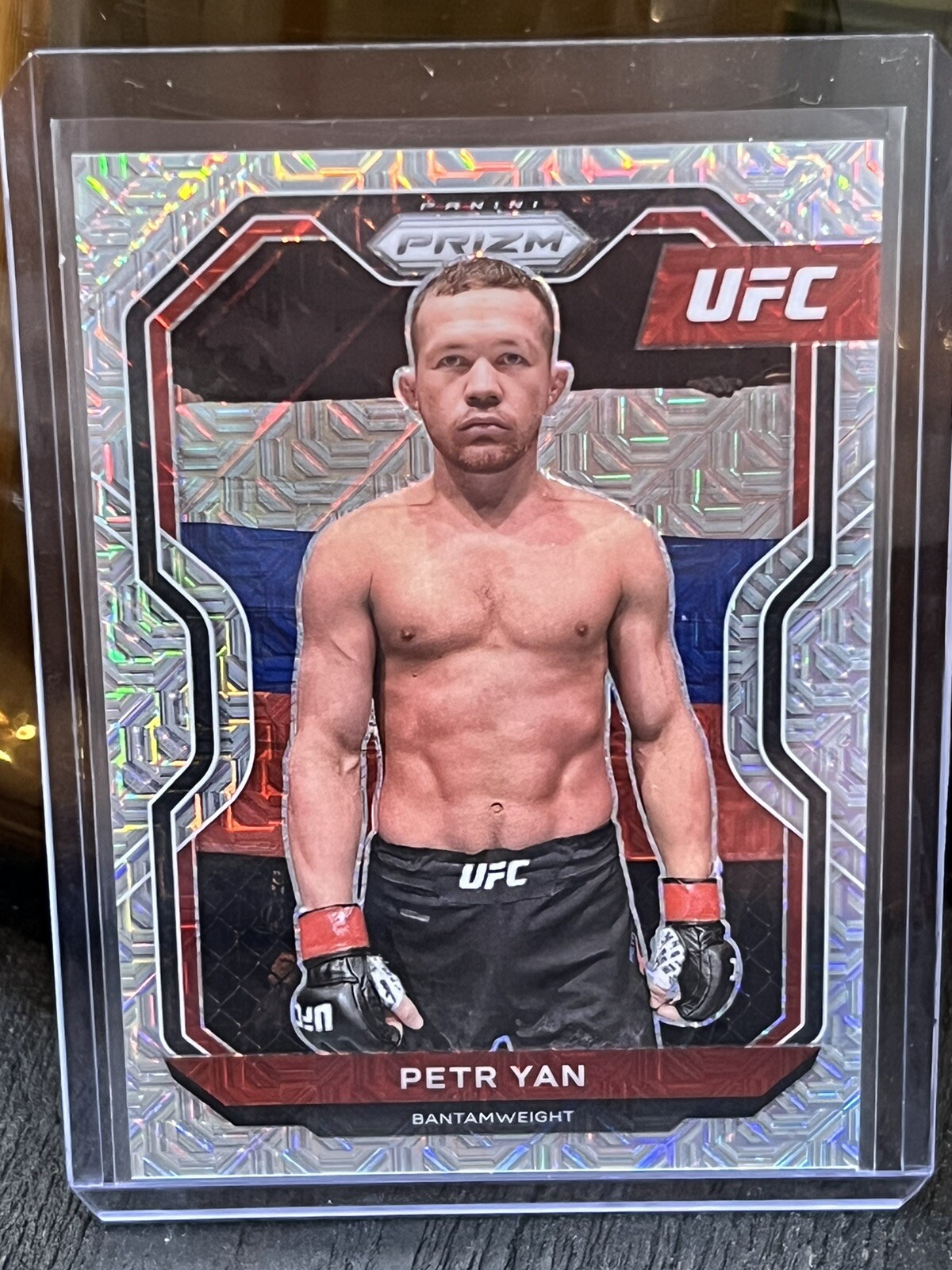 2021 Petr Yan Panini Prizm MMA UFC Debut Edition Mojo Prizm /25