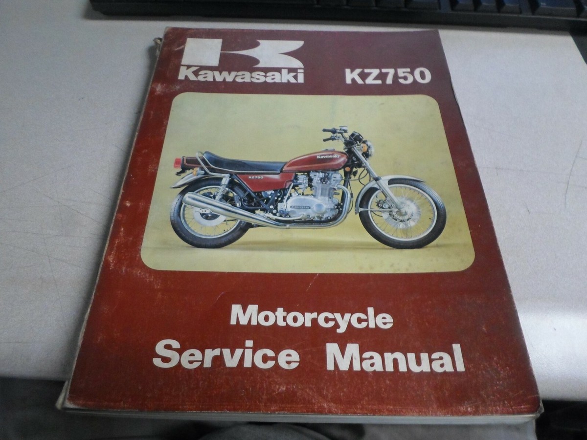 アクセサリー KZ750Four Service Manual Used 1980-1982 Kawasaki KZ750 Four Motorcycle Service Manual