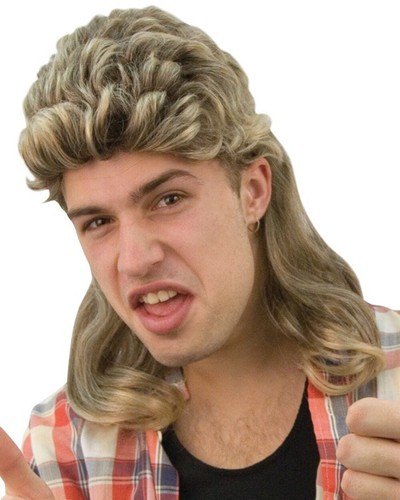 blonde mullet wigs