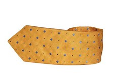 John W. Nordstrom Men's 100 Silk Tie Yellow Blue 58" L 3" W L61306