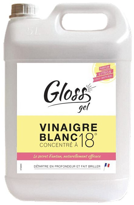 Vinagre Blanco 18° Concentrado 5 Litros Costras Brillo