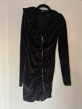 Zara Mini Dress ￼velvet with sparkles ￼