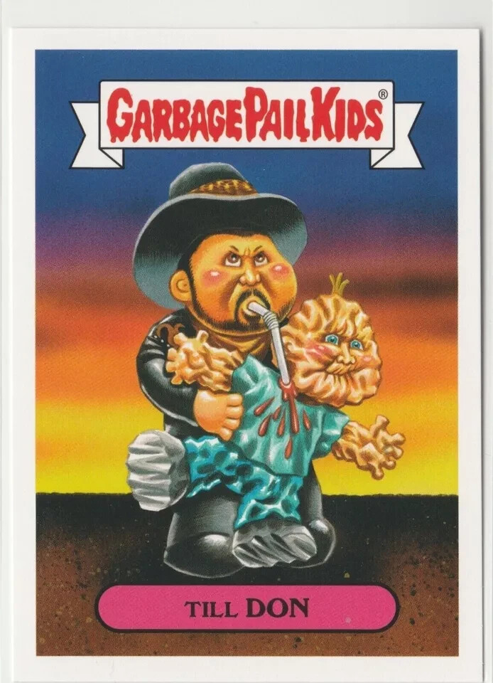 Till Don #8b Garbage Pail Kids GPK 2016 Prime Slime Trashy TV Trading Card