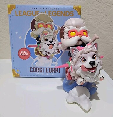 Corgi Corki Figure LOVE Pink special edition league of legends figure