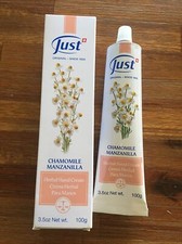 Swiss JUST 100gr Crema de Manzanilla p Manos Herbal Hand Cream Chamomile 3.5oz